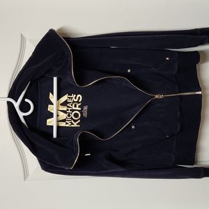 Michael Kors Women's M full zip lightweight sweater